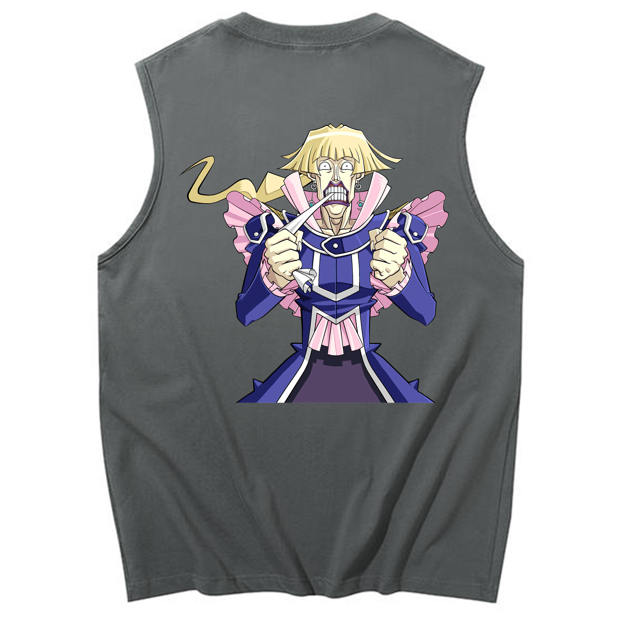 （画像用） 遊☆戯☆王 Yu-Gi-Oh! コットン100％タンクトップ（背面プリント）